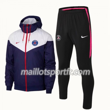 PSG Ensemble d'entraînement Windrunner Bleu Blanc 2018/19